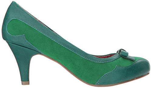 Bettie Page Women's Bp310-jolie Spectator Pump, Green, 9 M US - Thumbnail 7