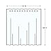 Shower Curtain Liner, 72x84 Clear, PEVA Antimicrobial PVC Free Shower Curtain, Clear Shower Curtain Liner, Mildew Resistant Shower Curtain Liner (Clear)