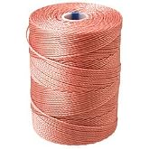 C-LON Fine Weight Bead Cord, Rose - 0.4mm, 136 Yard Spool