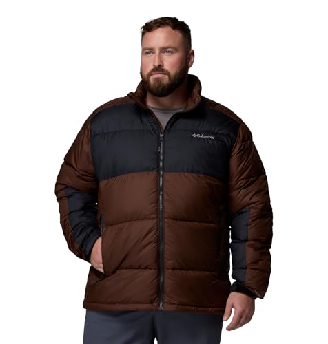 Columbia Mens Pike Lake II Jacket, Tobacco/Black, 2X Image