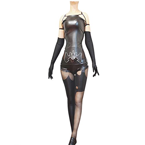 XCOSER Yorha A2 Cosplay Costume A2 Bodysuit Outfits for Halloween