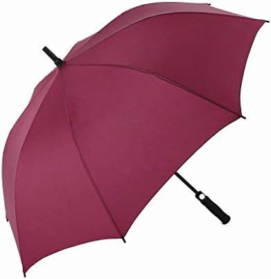 CHNY Golf Umbrella w/ Extra Large 60-inch - Auto Open Sturdy &amp; Lightweight (Red)