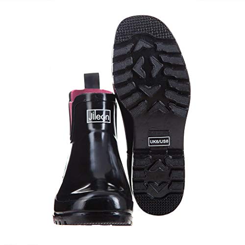 Jileon Ankle Height Rubber Rain Boots for Women Wide in The Foot and Ankle Buy Online in UAE