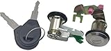 Well Auto Door Lock Cylinder Set -Tumbler with Key(L& R) 92-94 D21 95-97 Hardbody 91-95 Pathfinder