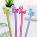 8 Pcs Cartoon Animal Alpaca Llama Gel Pen Neutral Pens For School Writing Office Supplies Kids Stationery Gift