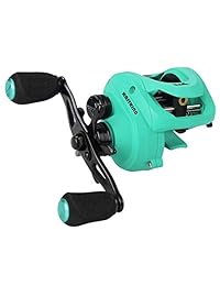 KastKing Spartacus Maximus Carretes de baitcasting de metal   Tamaño 200 Carrete de pesca de agua salada   Frenos dobles   10 + 1 Rodamientos de acero inoxidable blindados   Fibra de carbono de 25 LB Arrastre   Marco de aleación de aluminio Zero Flex