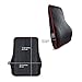 Dreamer Car Comfortable Memory Foam Full Back Cushion Back Support for Office Chair, Chair Cushion with Ventilated Cover Balanced Softness Designed to Relieve Sciatica Pain，Black