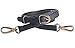 SeptCity Grain Leather Adjustable Shoulder Straps -1.2 CM Width (Black)