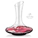 Zulay Red Wine Decanter - Hand Blown Crystal Aerator - Carafe Pitcher for Full Bottle - Wine Accessories and Gifts 60 oz