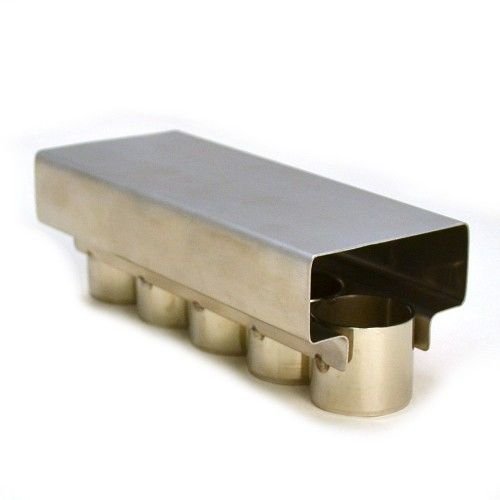 Donut Hole Cutter Heavy Duty Stainless Steel 5 CutOuts, 11/4 Inch Cut