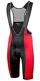 Aero Tech Big Men's Top Shelf Bib Shorts Red 4XL