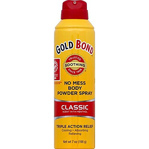 Gold Bond Medicated Body Powder, No Mess Powder Sprays, Fresh 7 oz