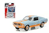 NEW 1:64 GREENLIGHT MUSCLE SERIES 16 COLLECTION - BLUE 1967 FORD MUSTANG - GULF OIL Diecast Model Car By Greenlight