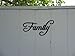 Family Word Home Decor Metal Wall Art