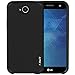 J&D Case Compatible for LG X Charge/X Power 2/Fiesta 2/LG Fiesta/LG V7 Case, Heavy Duty Dual Layer Hybrid Shockproof Protective Rugged Bumper Case for LG X Power 2 Case, Not for LG X Power/X Power 3