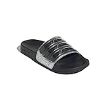 adidas Unisex-Adult Adilette Shower, Black/Silver