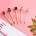 Lurrose Decorative Bobby Pins: 5pcs Colorful Gem Bobby Pins - Hair Clip for Women Hair Accessories (Mixed Style)
