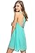 Zeagoo Women's Chiffon Summer Sleeveless Sundress Strappy Backless Swing Dress