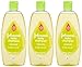 Johnson's Baby Shampoo No More Tears with Chamomile for Light Shiny Hair 10.1 Ounces / 300 Ml (Pack of 3)