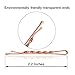 KangSong 72PCS Metallic Bobby Pins Rose Gold Metal Hair Pin Hairpins for Thick Hair Women Grils Bride Hair Styling Accessories Barrettes