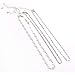 T-Doreen Layered Hollow Flower Sequins Beaded Chain Choker Necklaces for Women Girls Silver Plated