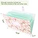 SKYDUE Expanding File Folders with 8 lables, Floral Printed Accordion Document Folder Organizer US Letter Size