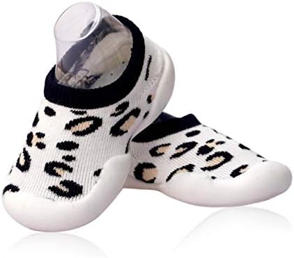 A Toddler Thing Toddler Toes - White Cheetah Shoe Anti Slip Shoes, Kids Shoe, Infant, Toddler, Walker Shoes, Girls, Boys