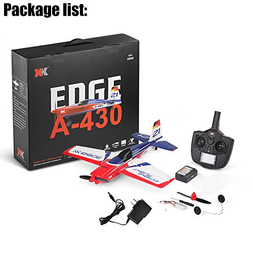 COLOR-LILIJ RC Remote Control Airplane - XK A430 2.4G 5CH - Brushless Motor 3D6G System RC Airplane EPS Aircraft,6-Axis Gyro - -3D / 6G Mode - Easy to Fly for Even Beginners(US Stock)