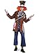Disguise Men's Alice Mad Hatter Prestige Costume, Multi, X-Large