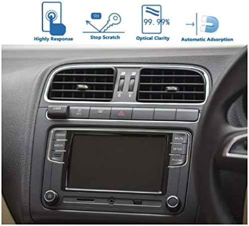 Delhisalesmart Tempered Glass Compatible with Skoda Rapid Volkswagen Polo Vento VW Models 6.5 inch Touchscreen System 2016/2017/2018