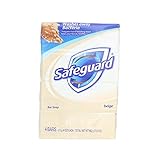Safeguard Beige Bar Soap 4 oz, 4 bars