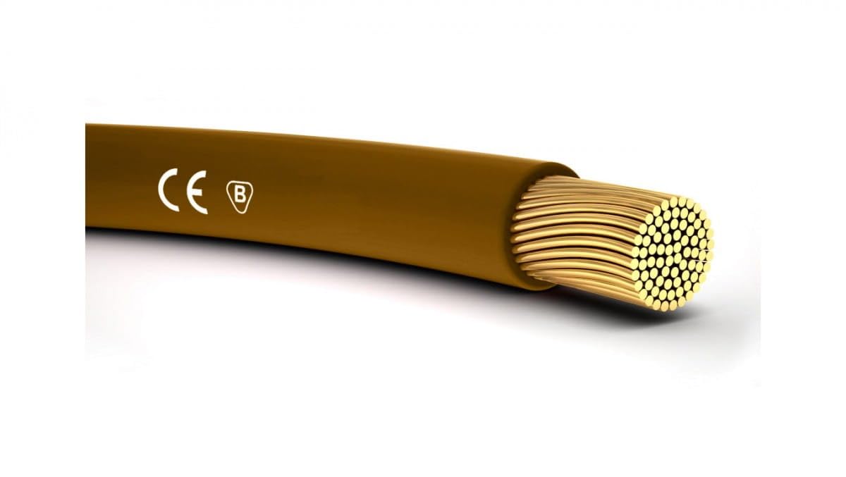 Lapp Cable Electric Single Core Wire PVC Cable H07V-K 1 x 2.5 mm² 100 m Brown