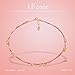 J.Rosée 925 Sterling Silver Summer Simple Double Chain Heart Bead Anklet/Bracelet with Equisite Present Packaging(21cm+3)