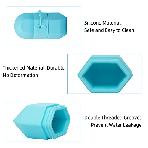 Ice Mold for Face, 2 Shapes Design Ice Roller for Face and Eyes, Silicone Material, Reusable Facial Ice Roller for Tighten Skin, De-Puff Eye, Remove Fine Lines