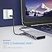 VANKYO USB C Hub, 8-in-1 USB C Adapter with 1Gbps Ethernet Port, 4K USB C to HDMI, 3 USB 3.0 Ports, SD/TF Card Reader and PD 2.0 Charging Port for MacBook Pro, ChromeBook, Samsung S9 with Mini Type C