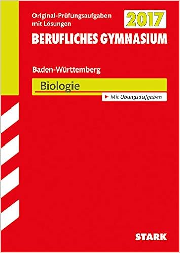 Stark Abiturprufung Berufliches Gymnasium Baden Wurttemberg Biologie Eg Sgg Wg Tg Amazon De Bucher