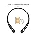 Bluetooth Headphones COULAX Bluetooth V4.1 Wireless Neckband Headset in-Ear Sweatproof Sports Earbuds for Running with Mic (10 Hours Play Time, CVC 6.0 Noise Cancelling)