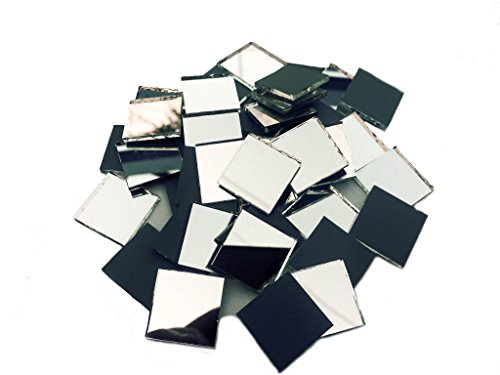 3/4" square mirror mosaic tile - 100pcs - Thumbnail 4
