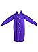 Mudder Adult Portable Raincoat Rain Poncho with Hoods and Sleeves (Purple)