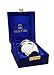 Small Keepsake Urn for Human Ashes, Funeral Cremation Urns Adult Box - Fits a Small Amount of Cremated Remains - Burial at Home or Office Decor ( White Rose, Brass Mini Urn