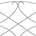 Best Choice Products 10ft x 24-inch 5-Panel Iron Foldable Interlocking Garden Edging Fence Panels for Lawn, Backyard, Landscaping w/Locking Hooks, Black