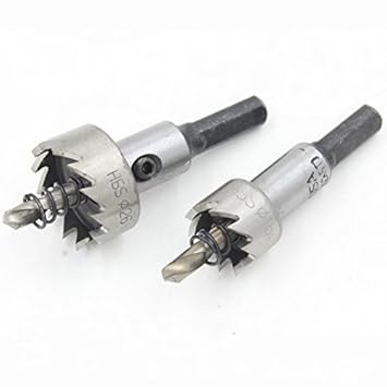 Generic 5pcs Carbide Tip HSS Drills Bit Hole Saw Cutter Tool Set Stainless Steel Metal Alloy 16/18.5/20/25/30mm