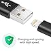 [4 Pack] Lightning cable, [3FT 6FT 6FT 10FT] Durable Nylon Braided Lightning Cord, Data Syncing and Charging Cable Compatible with iPhone X/8/8Plus/7/7 Plus/6/6Plus/6S Plus/5/5s,iPad,iPod