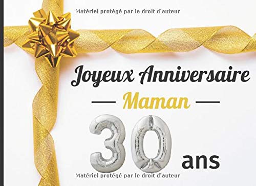 Joyeux Anniversaire Maman 30 Ans Livre D Or Cadeau Personnalise Pour Fete D Anniversaire 50 Pages En Couleur Sur Le Theme De Votre Fete Ou Chacun Large Couverture Brillante French Edition Leroy Joyeux Anniversaire Maman 30 Ans Livre D Or Cadeau Personnalise Pour Fete D Anniversaire 50 Pages En Couleur Sur Le Theme De Votre Fete Ou Chacun Large Couverture Brillante French Edition Leroy