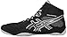 ASICS Men's Snapdown Wrestling Shoe, Black/Silver, 7 M US