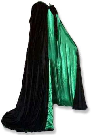 Velvet Renaissance Medieval Cloak Cape lined with Satin