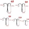 Easy-Catch-150packbox-3551-Size-4-6-8-10-12-Round-Bend-Classic-Extra-Sharp-Fishing-Treble-Hooks-Fishing-Hooks-Set-for-Saltwater-Fishing