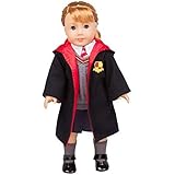 Dress Along Dolly Hermione Granger Inspired Doll Clothes for 18" Dolls - 7pc Hogwarts-Like Costume Premium Handmade School Un