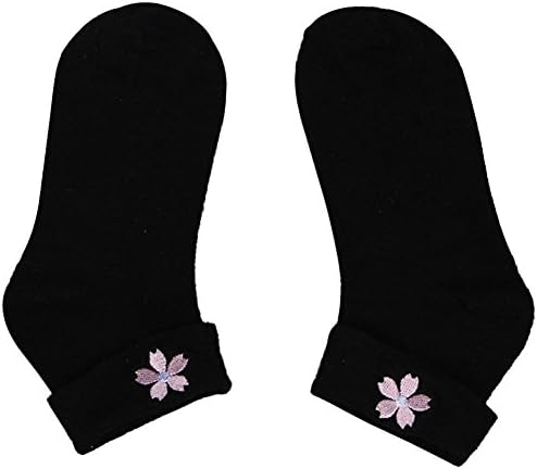 TagoWell Women Girl Cute Cherry Flower Knit Stocking Novelty Crew Ankle Socks,Sakura