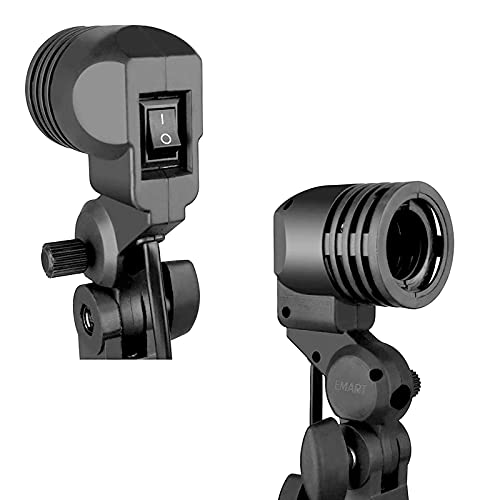 Emart Photography E26/E27 Lamp Holder with Light Stand Mount Umbrella